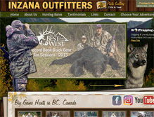 Tablet Screenshot of inzanaoutfitters.com